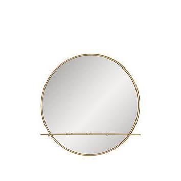 Very Home Celeste Round Wall Mirror With Hooks