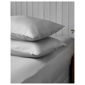 Silentnight Supersoft Pillowcase Pair - Dove Grey