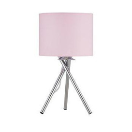 Everyday Tripod Bedside Table Lamp - Pink