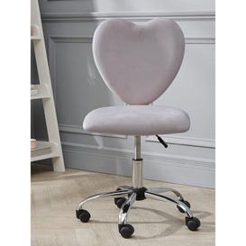 Very Home Heart Office Chair - Grey - Fsc&Reg Certified