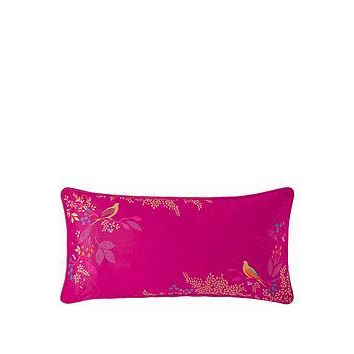 Sara Miller Cerise Birds Cushion