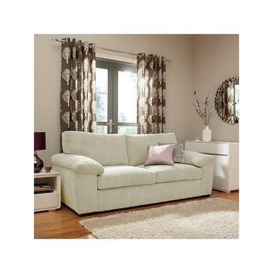 Very Home Amalfi Standard Back 3 Seater Fabric Sofa - Silver - Fsc&Reg Certified