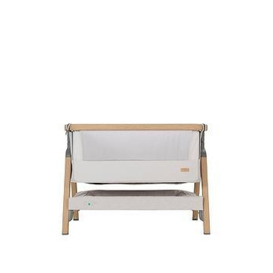 Tutti Bambini Cozee Bedside Crib-Oak/Sterling Silver, One Colour