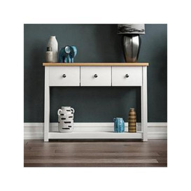 Vida Designs Arlington 3 Drawer Console Table - White