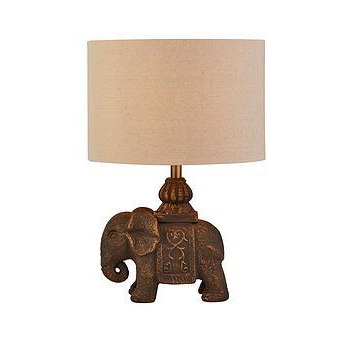 Very Home Ceramic Elephant Table Lamp