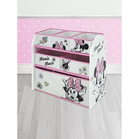 Minnie Mouse Classic Wooden Toy Organiser, White