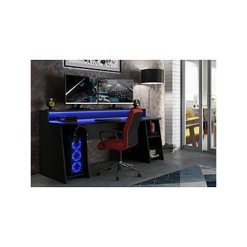 Very Home Tezaur Gaming Desk With Colour Changing Lighting - Fsc&Reg Certified
