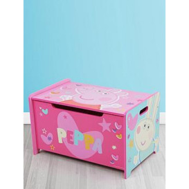 Peppa Pig Deluxe Wooden Storage Box/bench, Pink
