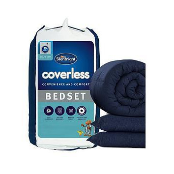 Silentnight Coverless 10.5 Tog Duvet With Pillowcases - Navy