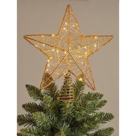 Very Home Gold Light Up Tree Topper