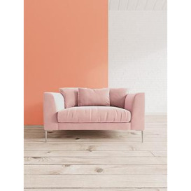 Swoon Alena Fabric Love Seat - Easy Velvet