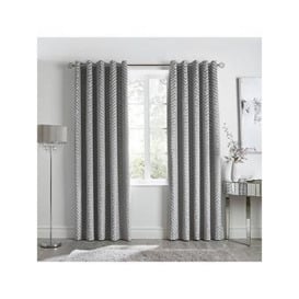 By Caprice Faye Eyelet Lined Curtains