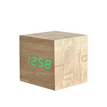 Acctim Clocks Ark Ash Wood Alarm Clock