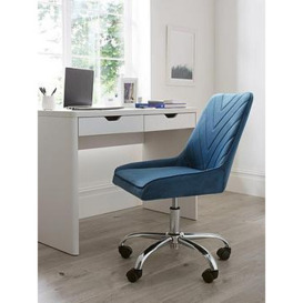 Very Home Blair Fabric Office Chair - Blue - Fsc&Reg Certified