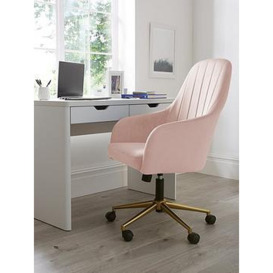 Very Home Molby Fabric Office Chair - Pink - Fsc&Reg Certified