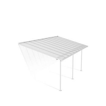 Canopia By Palram Sierra Patio Cover 3 X 6.10M - Heavy Duty Frame - Clear, Shatter Resistant Roof Panels