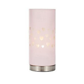 Glow Hearts Laser Cute Led Table Lamp, Pink
