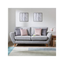 Very Home Perth Fabric 2 Seater Sofa - Silver