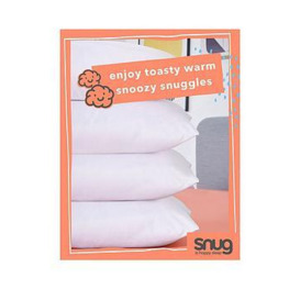 Snug Snuggle Up Pillows - 4 Pack - White