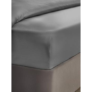Silentnight Pure Cotton 40Cm Extra Deep Fitted Sheet - Charcoal