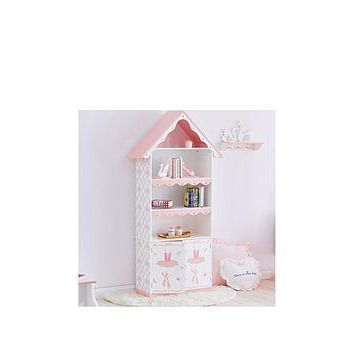 Teamson Kids Fantasy Fields Swan Lake Bookshelf, Pink