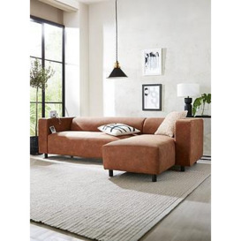 Very Home Clarkson Faux Suede Right Hand Corner Chaise Sofa - Fsc&Reg Certified