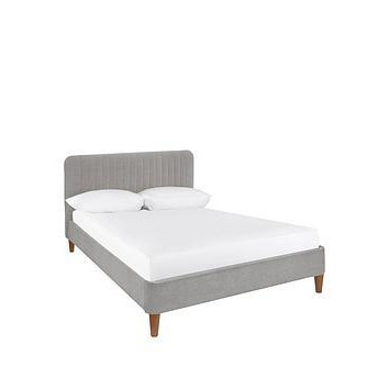 Very Home Brook Fabric Bed Frame With Mattress Options (Buy And Save!) - Bed Frame With Microquilt Mattress