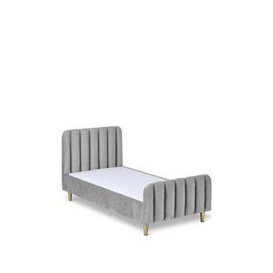 Obaby Gatsby Velvet Toddler Bed (Grey), Grey