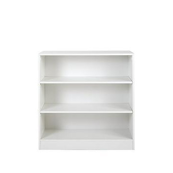 Very Home New Metro Small Wide Bookcase - White - Fsc&Reg Certified