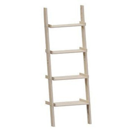 Vida Designs York 4 Tier Ladder Bookcase - Pine