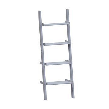 Vida Designs York 4 Tier Ladder Bookcase - Grey