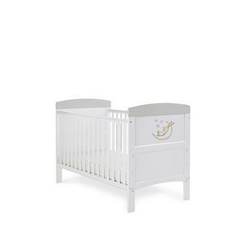 Obaby Guess How Much I Love You Cot Bed- To the Moon & Back, Pink
