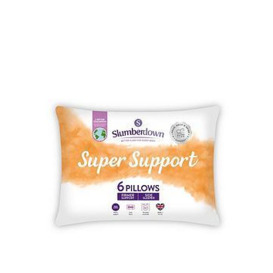 Slumberdown Super Support 6 Pack Pillow - White