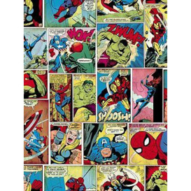 Marvel Comic Strip Wallpaper, Multi