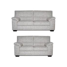 Very Home Danielle Fabric 3 Seater + 2 Seater Sofa Set - Natural (Buy And Save!)