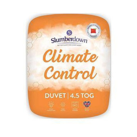 Slumberdown Climate Control 4.5 Tog Duvet King Size - White