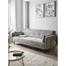 Very Home Cadiz Velvet Sofa Bed - Grey - Fsc&Reg Certified