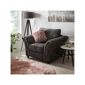 Very Home Ariel Fabric Armchair - Charcoal - Fsc&Reg Certified