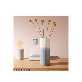 Very Home Raya Medium Hand-Painted Ribbed Vase