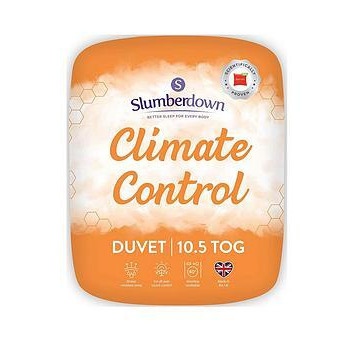 Slumberdown Climate Control 10.5 Tog Duvet- White