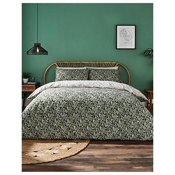 Silentnight Woodland Duvet Cover Set - Green