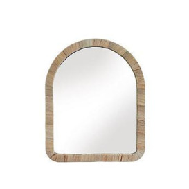 Very Home Water Hyacinth Arch Wall Mirror