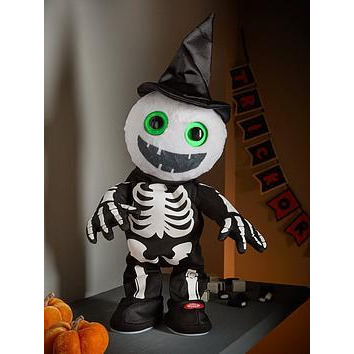Festive Animated Skeleton Halloween Decoration