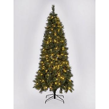 Very Home 6.5Ft Pre-Lit Slim Cashmere Tips Christmas Tree