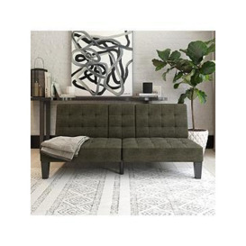 Dorel Home Adalynn Convertible Linen Futon - Grey
