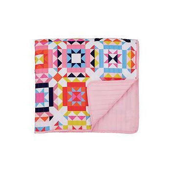 Joules Patchwork Quilted Bedspread 100% Bci Cotton