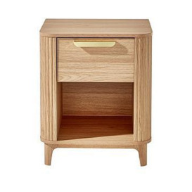 Very Home Carina 1 Drawer Bedside Chest - Oak