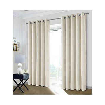 Very Home Valentina Embossed Velour Blackout Eyelet Curtains