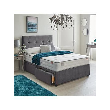 Airsprung Viva 1000 Pocket Ortho Divan - Grey