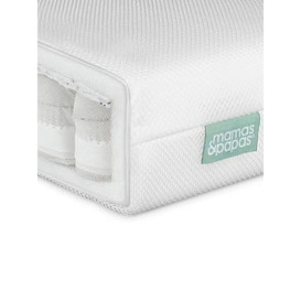 Mamas & Papas Premium Pocket Spring Cot Mattress, White
